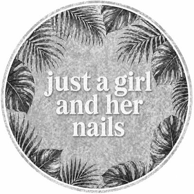 Just a Girl and Her Nails logo